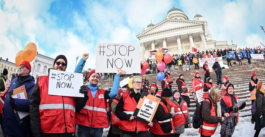 Štrajka gotovo 290.000 radnika u Finskoj, ne žele reformu tržišta rada