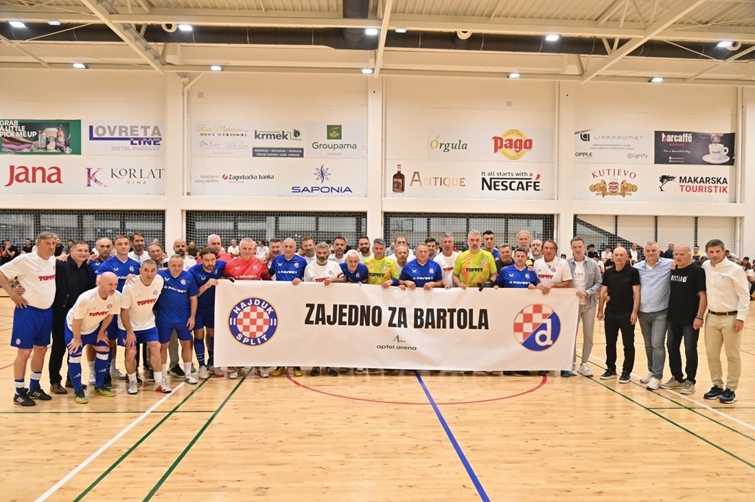 FOTO Pogledajte tko je bio na donatorskoj utakmici. Bartolović poslao dirljivu poruku