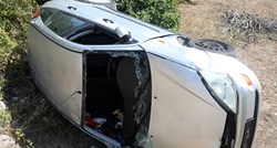VIDEO Prometna nesreća kod Šibenika, jedna osoba završila u bolnici