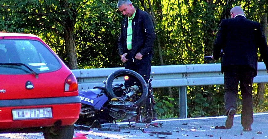 Teški sudar auta i motocikla kod Karlovca, motociklist poginuo na mjestu