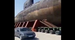 VIDEO Pogledajte kako Iranci prevoze podmornicu
