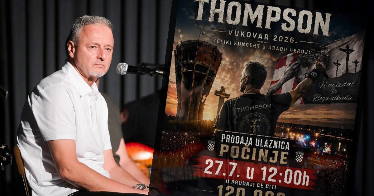 Thompsonov tim upozorio fanove: "Šire se lažne informacije o koncertu u Vukovaru"