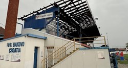 FOTO I VIDEO Nevrijeme uništilo krov stadiona slavonskog kluba