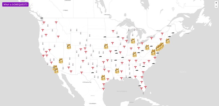 Netko je objavio kartu s podacima. Tvrdi da su to vlasnici Tesle u Americi