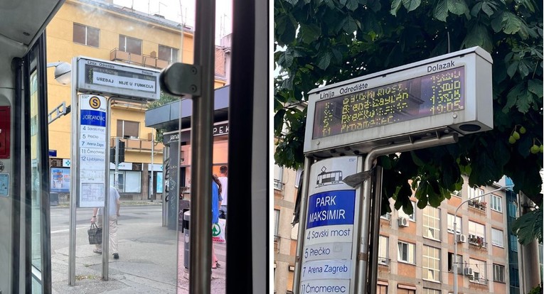 U dijelu Zagreba ne rade ZET-ovi displeji