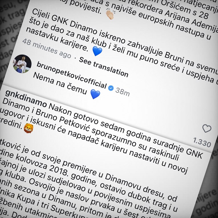 Petković odgovorio na zahvalu Dinama: Nema na čemu
