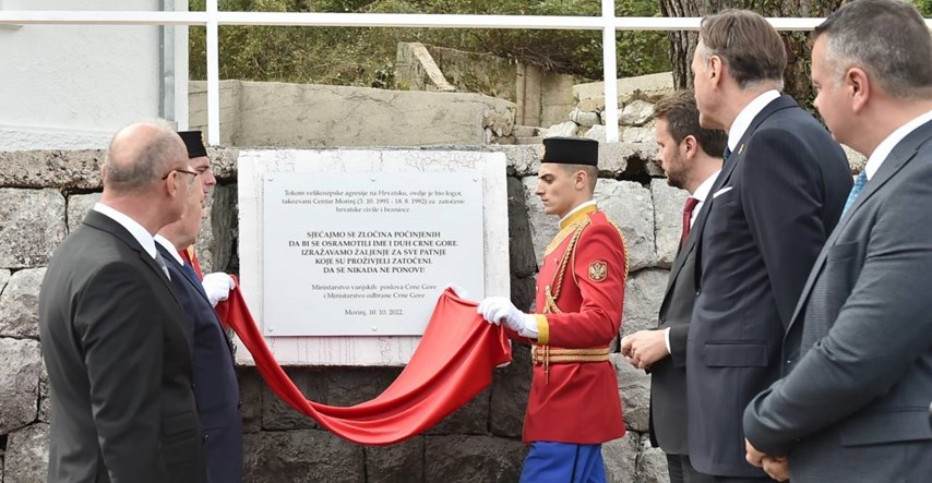 U Crnoj Gori smijenjeni ministri koji su postavili spomen-ploču u logor za Hrvate
