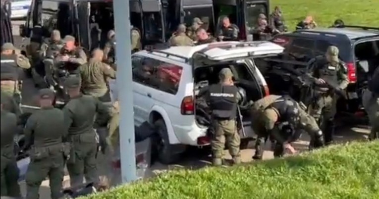 VIDEO Ovo su scene u Beogradu uoči utakmice Partizan - Real: "Spremni su za 'rat'"