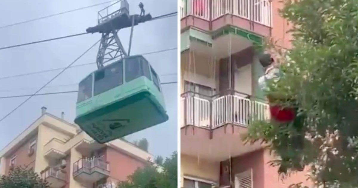 VIDEO U Napulju uže žičare palo na tračnice, pet osoba čeka spas