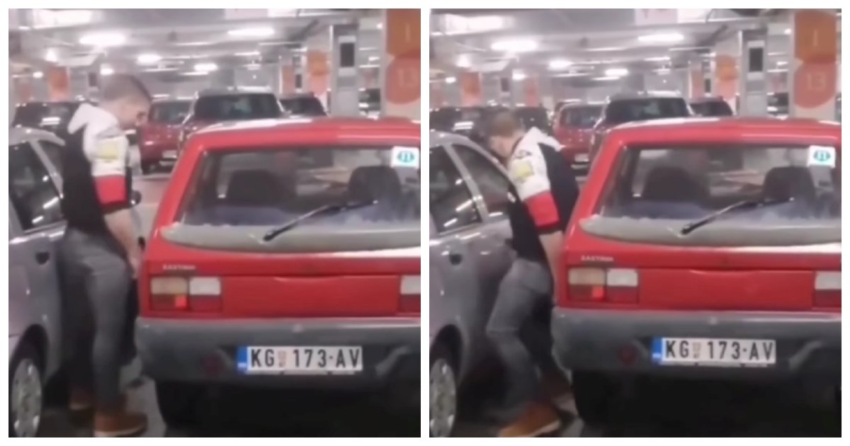 Kako preparkirati Zastavu? Jedan se tip dosjetio genijalnom triku, snimka je hit