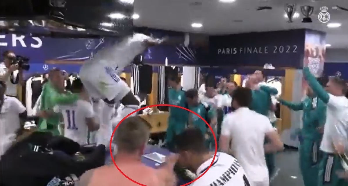 Hazard je Kroosovom sinu dao gutljaj šampanjca. Pogledajte kako je Nijemac reagirao