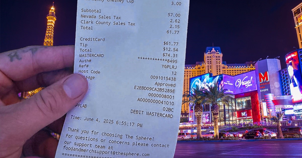 Račun za dva pića u Las Vegasu šokirao Britanca: "Ne mogu vjerovati, pogledajte"