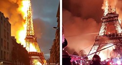 Eiffelov toranj nije u plamenu, to je samo još jedna TikTok budalaština