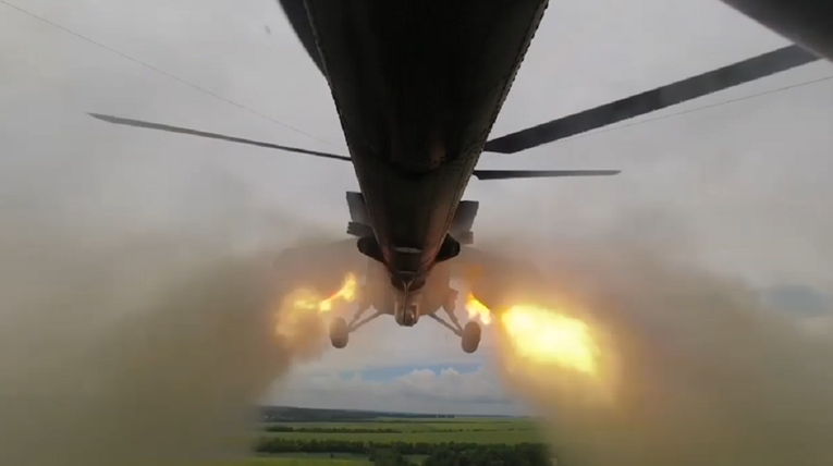 Rusi objavili snimku s helikoptera: "Uništili smo ukrajinsko zapovjedno mjesto"