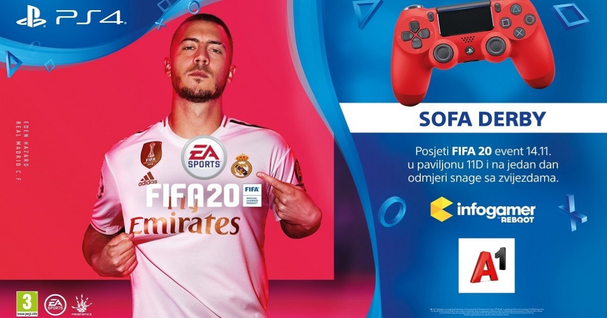 SOFA DERBY: FIFA 20 event sa zvijezdama