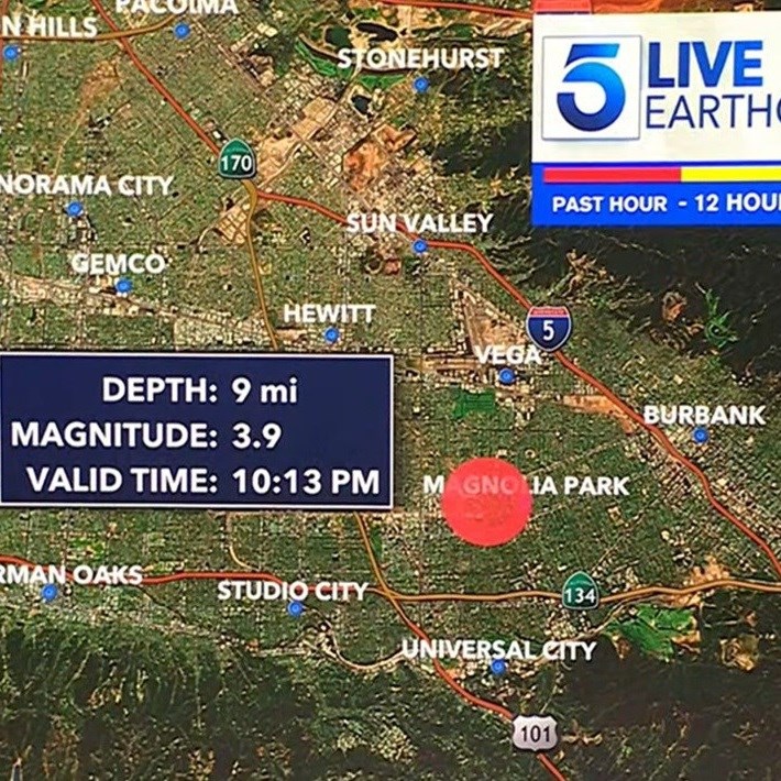 Potres magnitude 3.9 zatresao Los Angeles