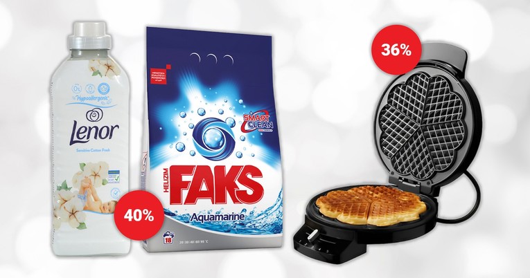 Index šoping-lista: Faks deterdžent za rublje snižen je za 40%