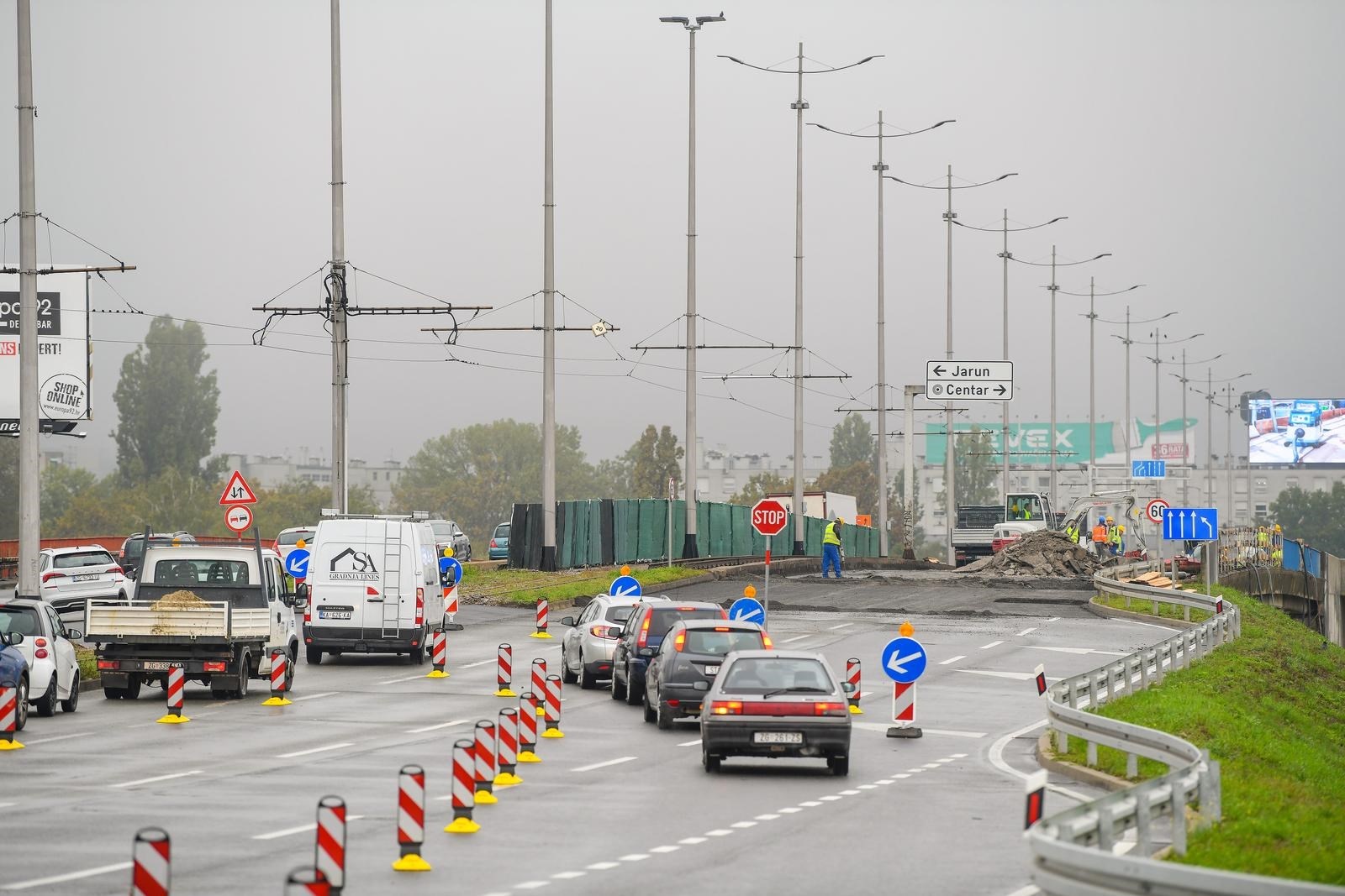 Danas nešto manje gužve kod rotora u Zagrebu. Pogledajte snimku