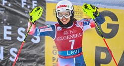 Leona Popović druga nakon prve vožnje slaloma u Kranjskoj Gori