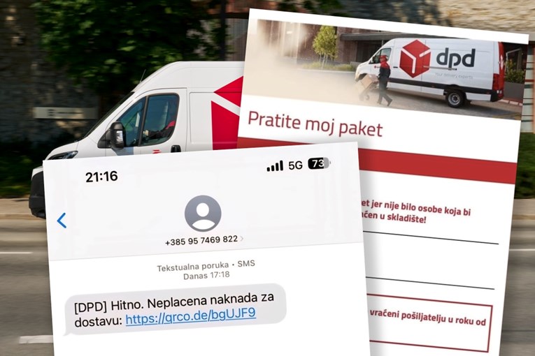 DPD upozorava: Ako primite ovakvu poruku, to je prevara