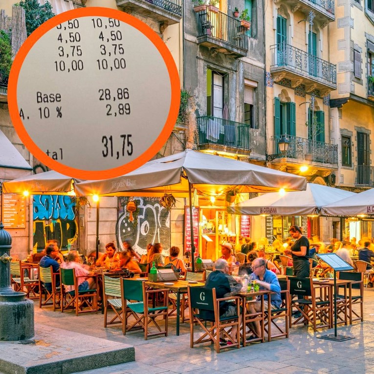 Turist u restoranu u Španjolskoj naručio tri jela, ostao u čudu kad je ugledao račun