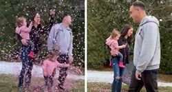 Tata doživio napad bijesa doznavši da čeka treću kćer, pobjegao od kamere psujući
