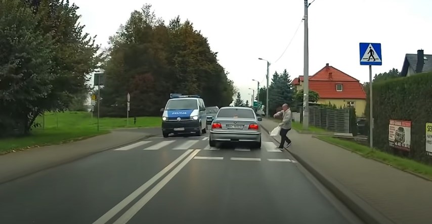 VIDEO BMW-om umalo pregazio pješaka na zebri, kazna je stigla brzo