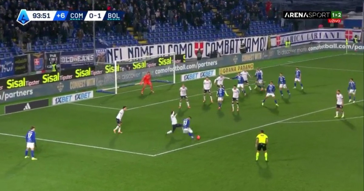 VIDEO Baturina fantastičnim golom u 94. minuti spasio Como od poraza