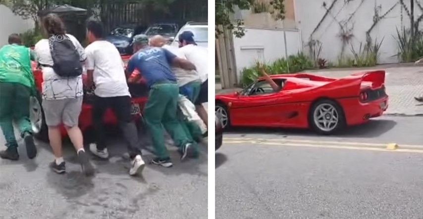 VIDEO Ovako Ferrari pali na guranje