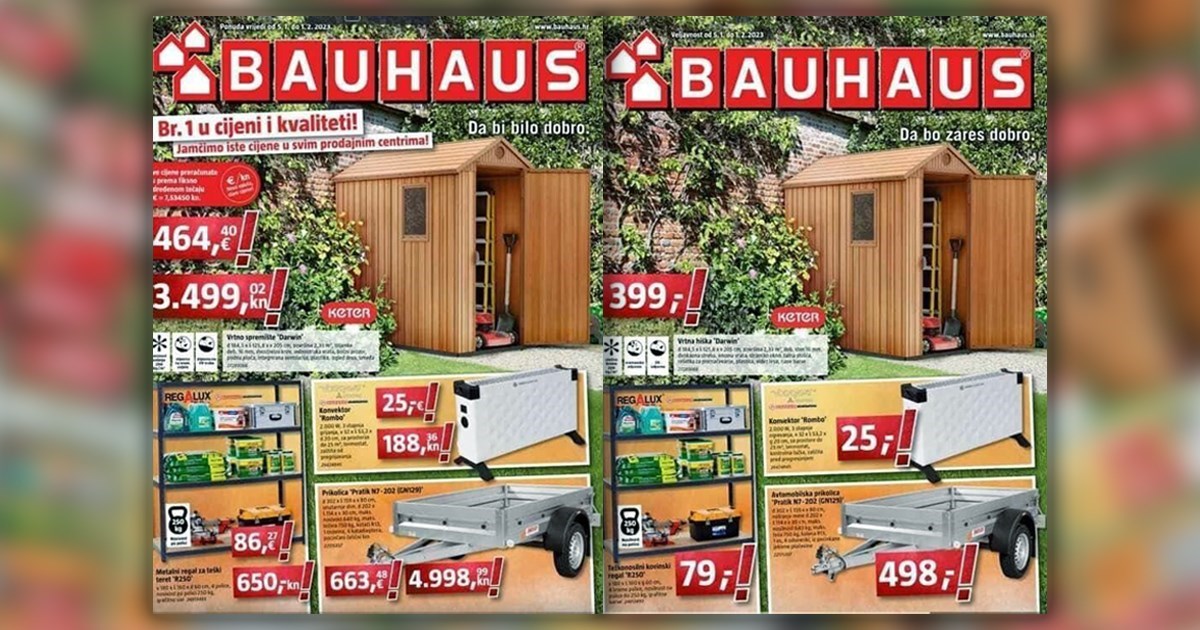 Prikolica u Hrvatskoj 165 eura skuplja nego u Sloveniji. Bauhaus objasnio zašto