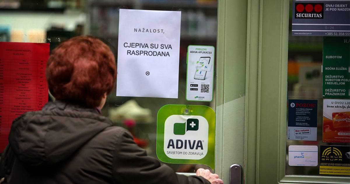 Cjepiva protiv gripe za ljude koji ga sami žele platiti više nema