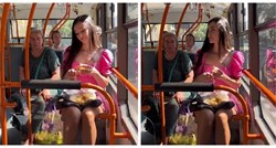 Hit video iz Srbije: Cura u haljini i štiklama ušla u bus, sjela i gulila krumpire