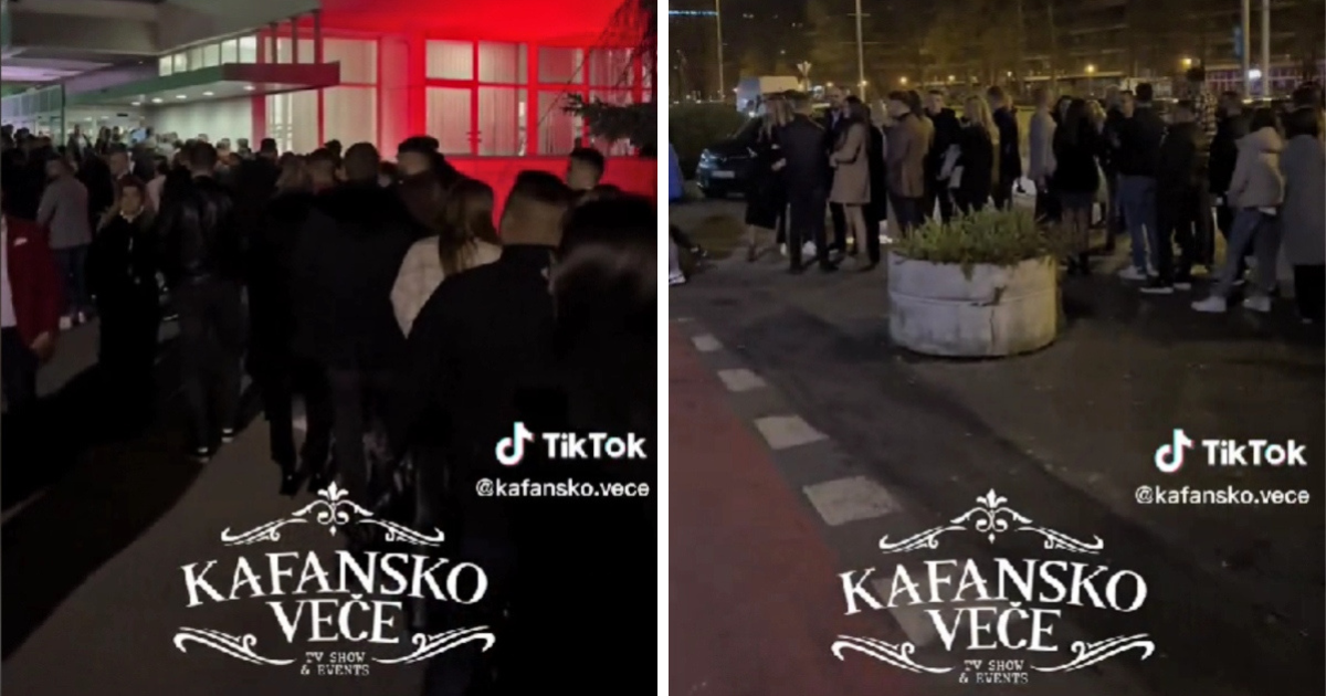 VIDEO Gomila Zagrepčana došla na "Kafansko veče" na Velesajmu, stvorili veliki red