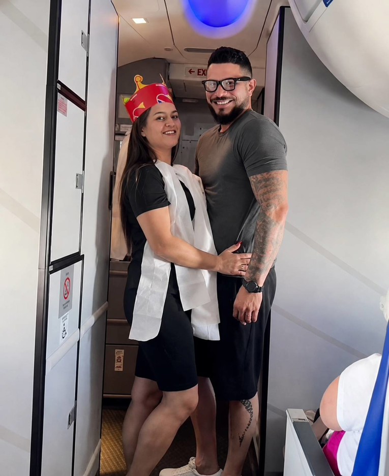 Htjeli su privatno vjenčanje u Las Vegasu, no posada aviona imala je drugi plan