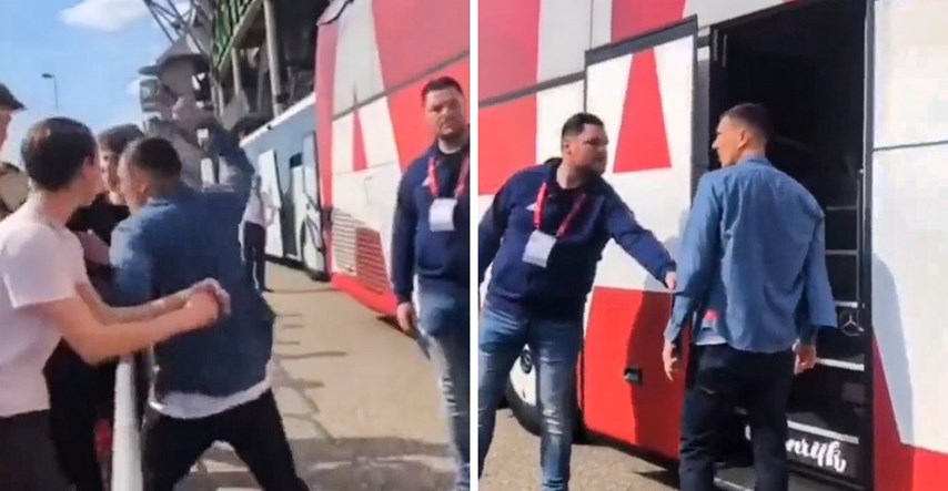 VIDEO Zvijezda Ajaxa udarila navijača
