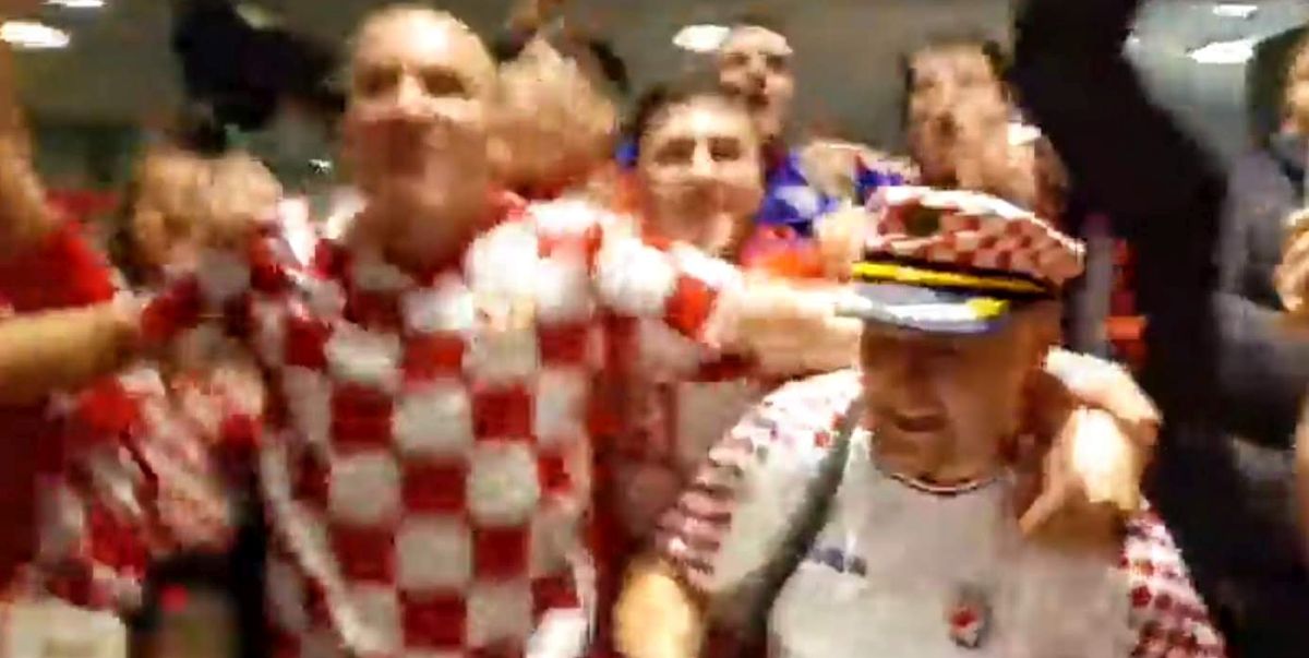 VIDEO Hrvatski navijači u deliriju: Deutschland, Deutschland auf wiedersehen!