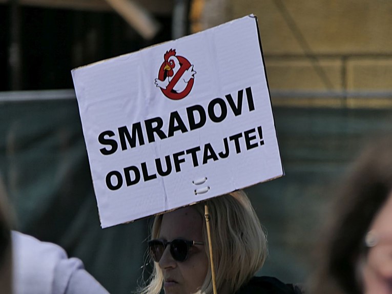 FOTO U Sisku prosvjed protiv ukrajinskog projekta: "Ne pilićarskoj ekobombi"