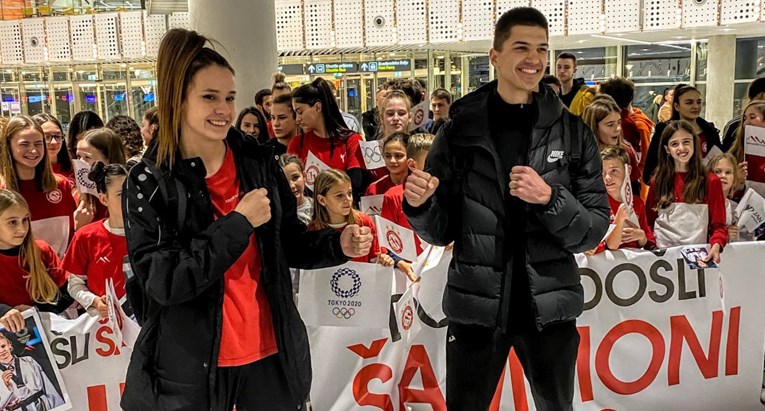 VIDEO Jelić i Kanaet sjajno dočekani u Splitu: Sad idemo po medalju u Tokio