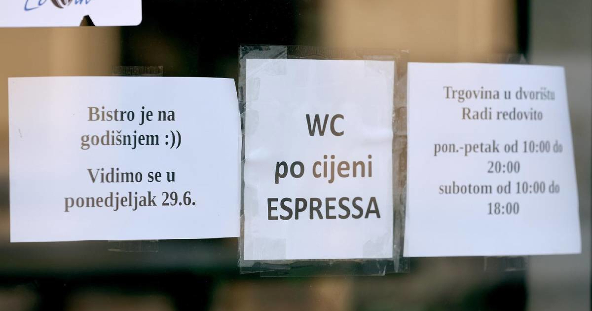 Zagrebački ugostitelj uveo pravilo za sve koji nisu gosti: "WC po cijeni espressa"