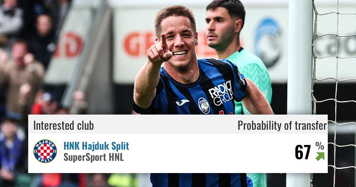Prema Transfermarktu postoji 67 % šanse da Mario Pašalić dođe u Hajduk