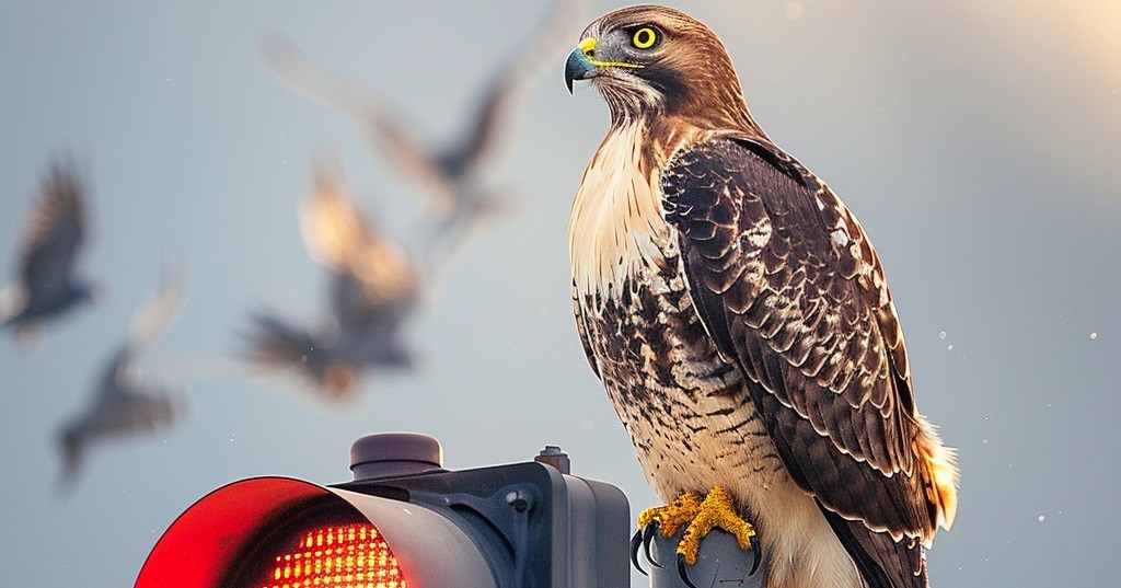 Sokol koristio semafor za lakši dolazak do plijena. Zoolog: Genijalna taktika