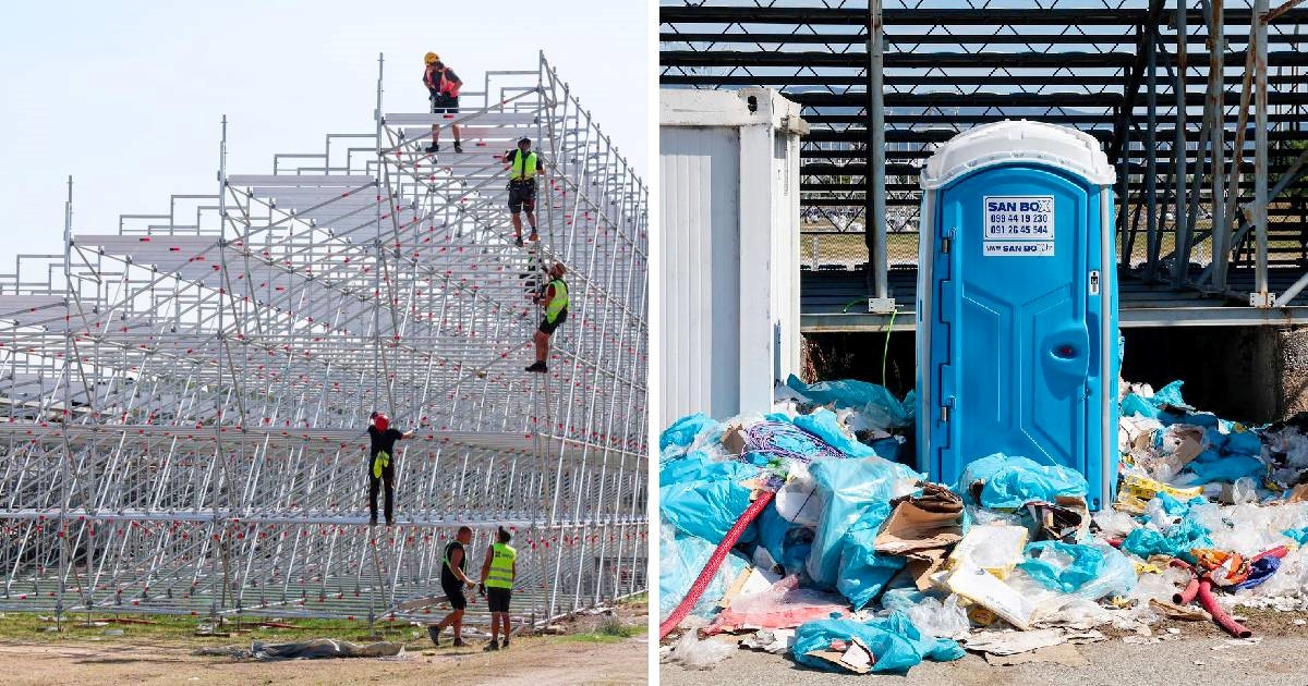 FOTO Demontaža pozornice i čišćenje Hipodroma traju danima nakon Thompsonova koncerta