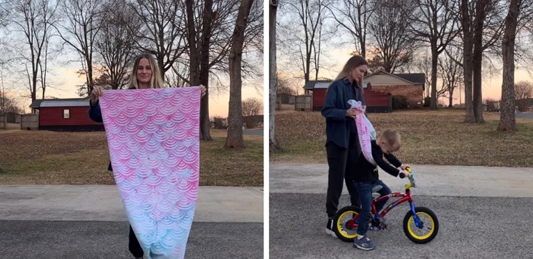 Mama podijelila genijalan trik kako naučiti dijete da vozi bicikl bez pomoćnih kotača