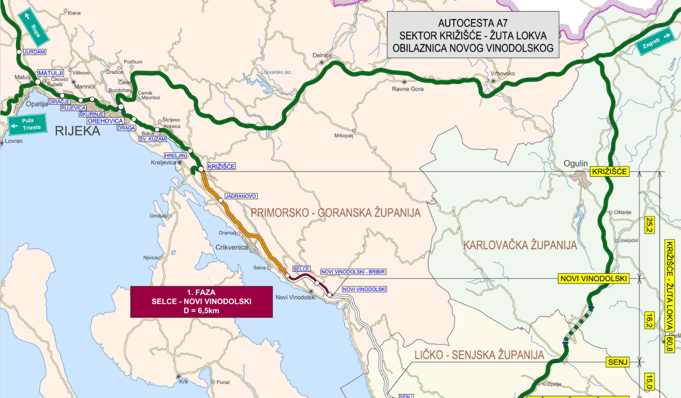 Obilaznica Novog Vinodolskog bit će gotova do proljeća 2027.