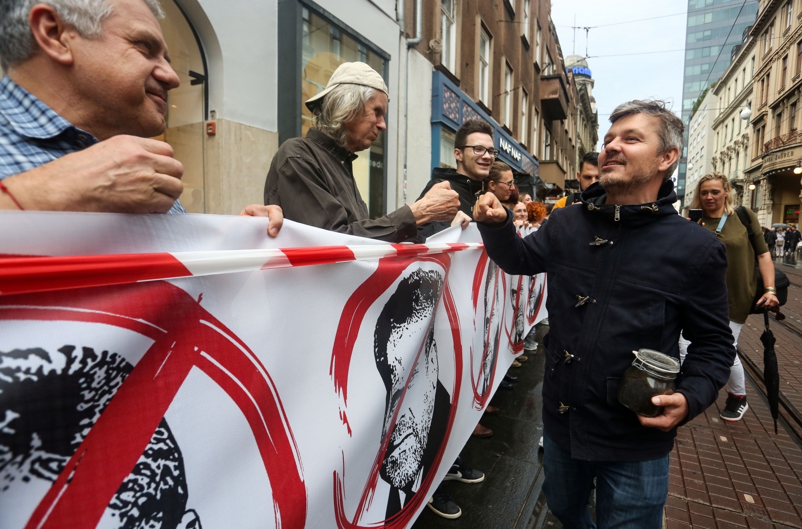 VIDEO Juričan, aktivisti i građani prosvjedovali u Zagrebu: "Protiv HDZ-a i Bandića"