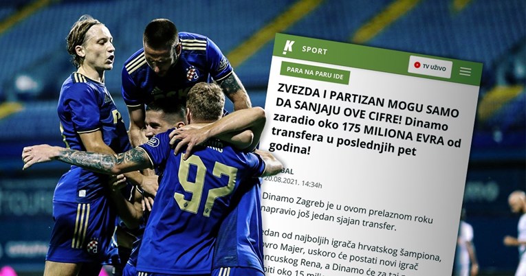 Srpski mediji nakon Majerovog transfera objasnili razliku između Dinama i Zvezde