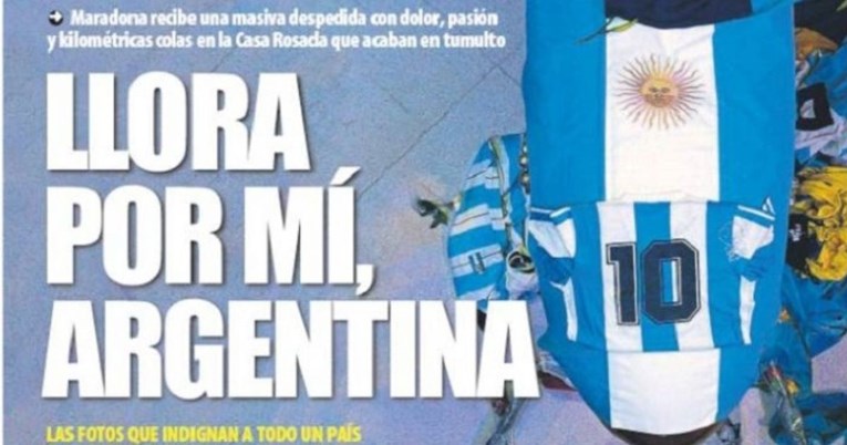 "Plači za mnom, Argentino". Pogledajte kako danas izgledaju svjetske naslovnice