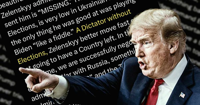 Trump: Zelenski je diktator