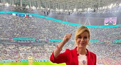 Kolinda se javila s utakmice Hrvatske i Argentine: "U boj, u boj, za narod svoj"