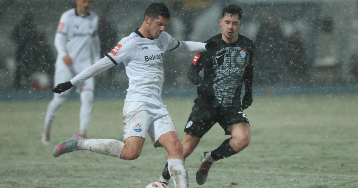 UŽIVO Vukovar izjednačio protiv Slavena u ludoj utakmici po velikom snijegu